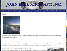 Tablet Screenshot of johnbellaircraft.com